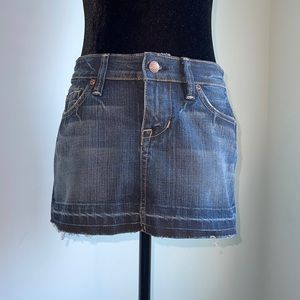 Fidelity denim ‘Paradise’ mini skirt. Size XS